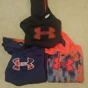 3 Under Armour hoodies